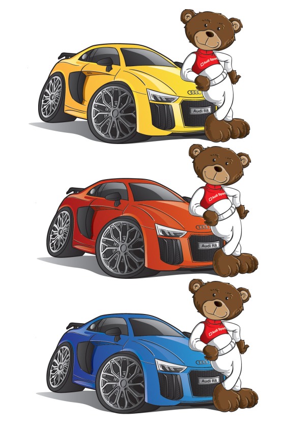 Audi Cartoon Visuals